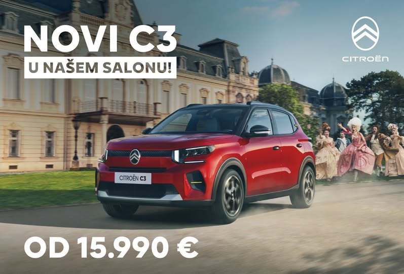 NOVI CITROEN C3 U NAŠEM SALONU!