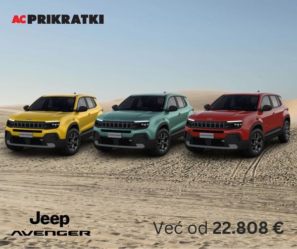 Jeste li već odabrali svoj novi Jeep Avenger?