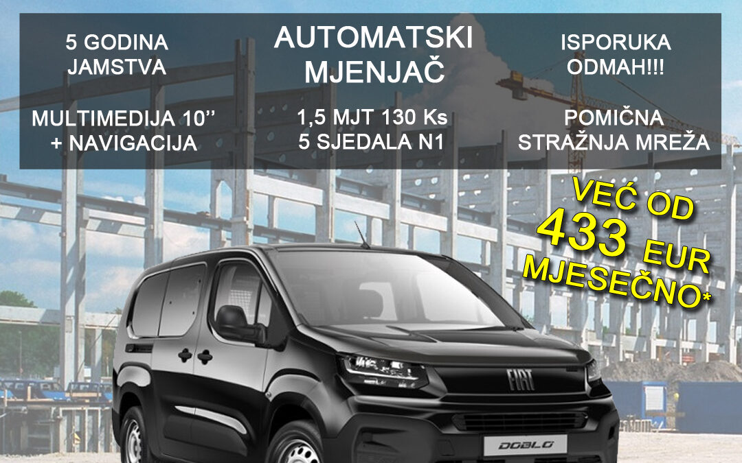 FIAT DOBLO COMBI SA AUTOMATSKIM MJENJAČEM