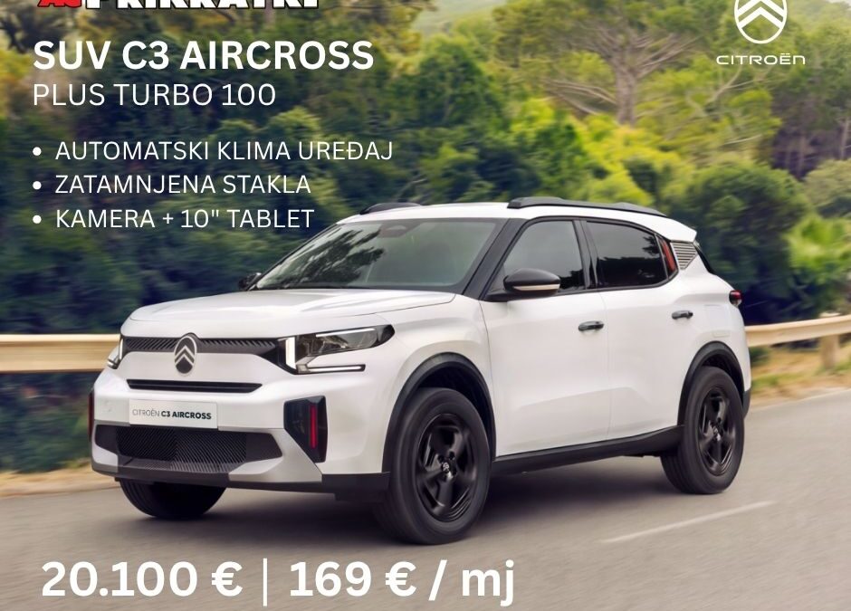 NOVI CITROEN SUV C3 AIRCROSS