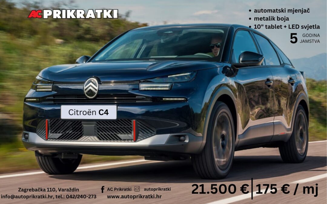 POSEBNA PONUDA ZA NOVI CITROËN C4