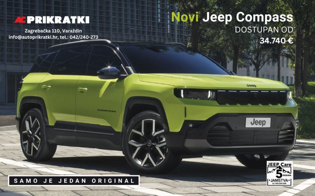 Novi Jeep Compass – već od 34.740 €