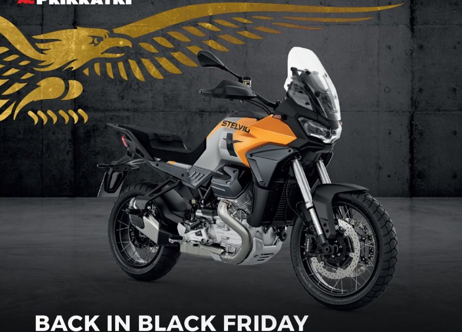 BACK IN BLACK FRIDAY – POPUST NA MOTO GUZZI STELVIO MODELE