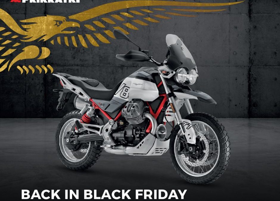 BACK IN BLACK FRIDAY – POPUST NA MOTO GUZZI V85 STRADA MODELE